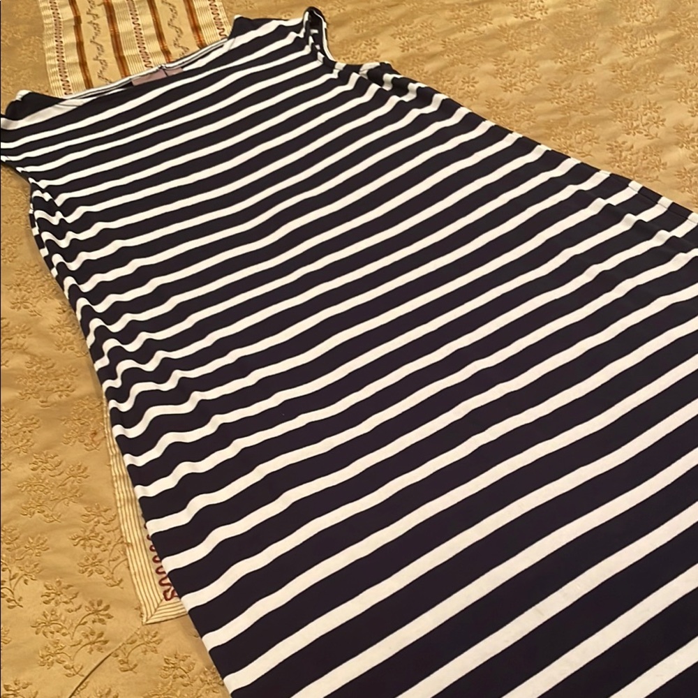 Chico’s Black and White Dress, rayon blend, casual style, size 0 (XS to S)